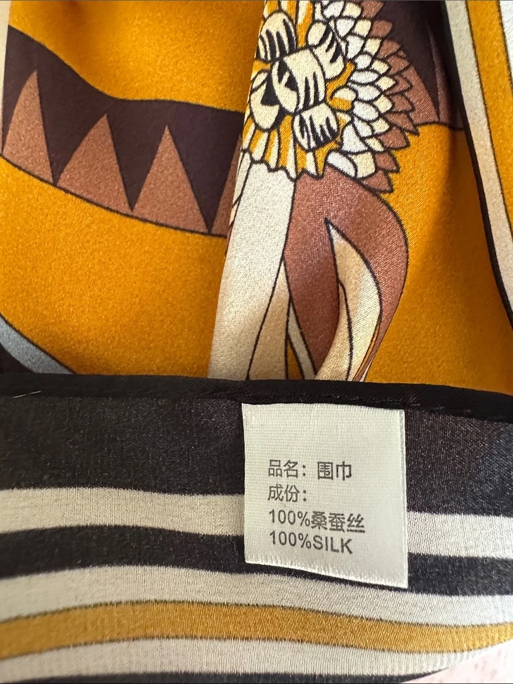 Silk Equestrian Large Scarf